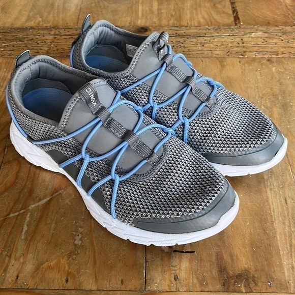 VIONIC Gray Jada Women’s Slip On Mesh Fitness Athletic Training Shoe Sneaker 7.5 - Picture 1 of 12